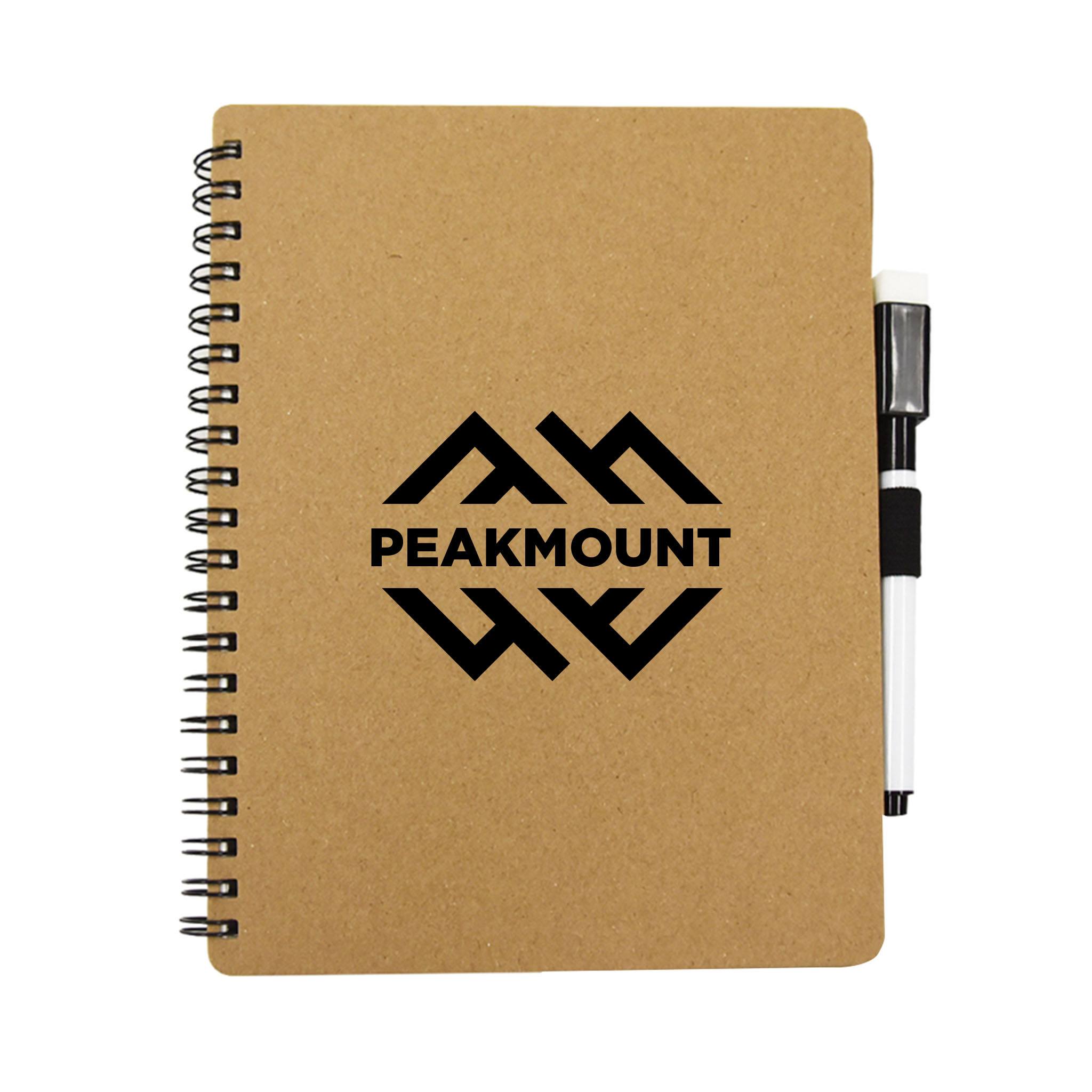 Innovator Dry Erase Spiral Notebook  Imprinted with Logo (Q534522)
