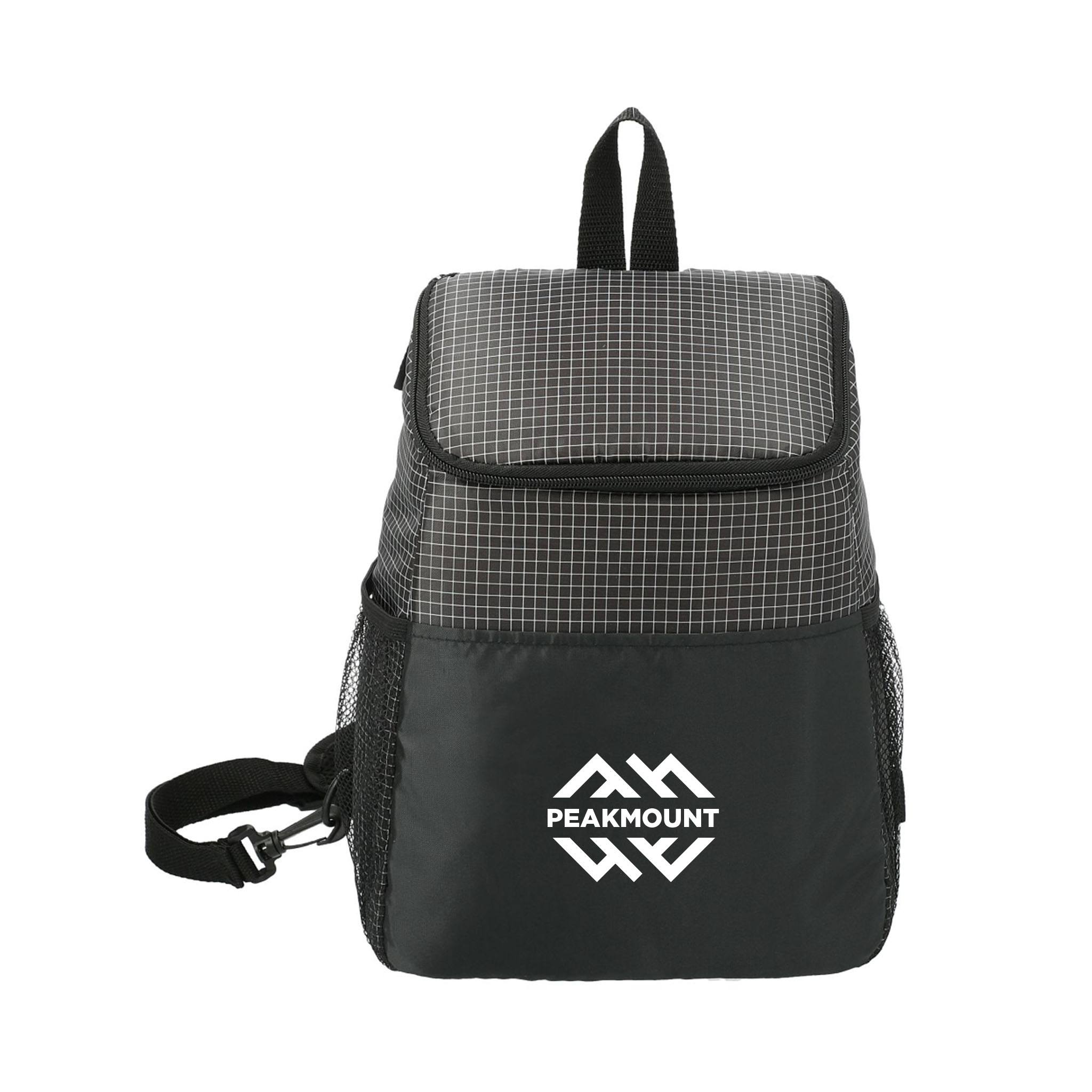 Grid Sling 12 Can Cooler  Imprinted with Logo (Q535622)