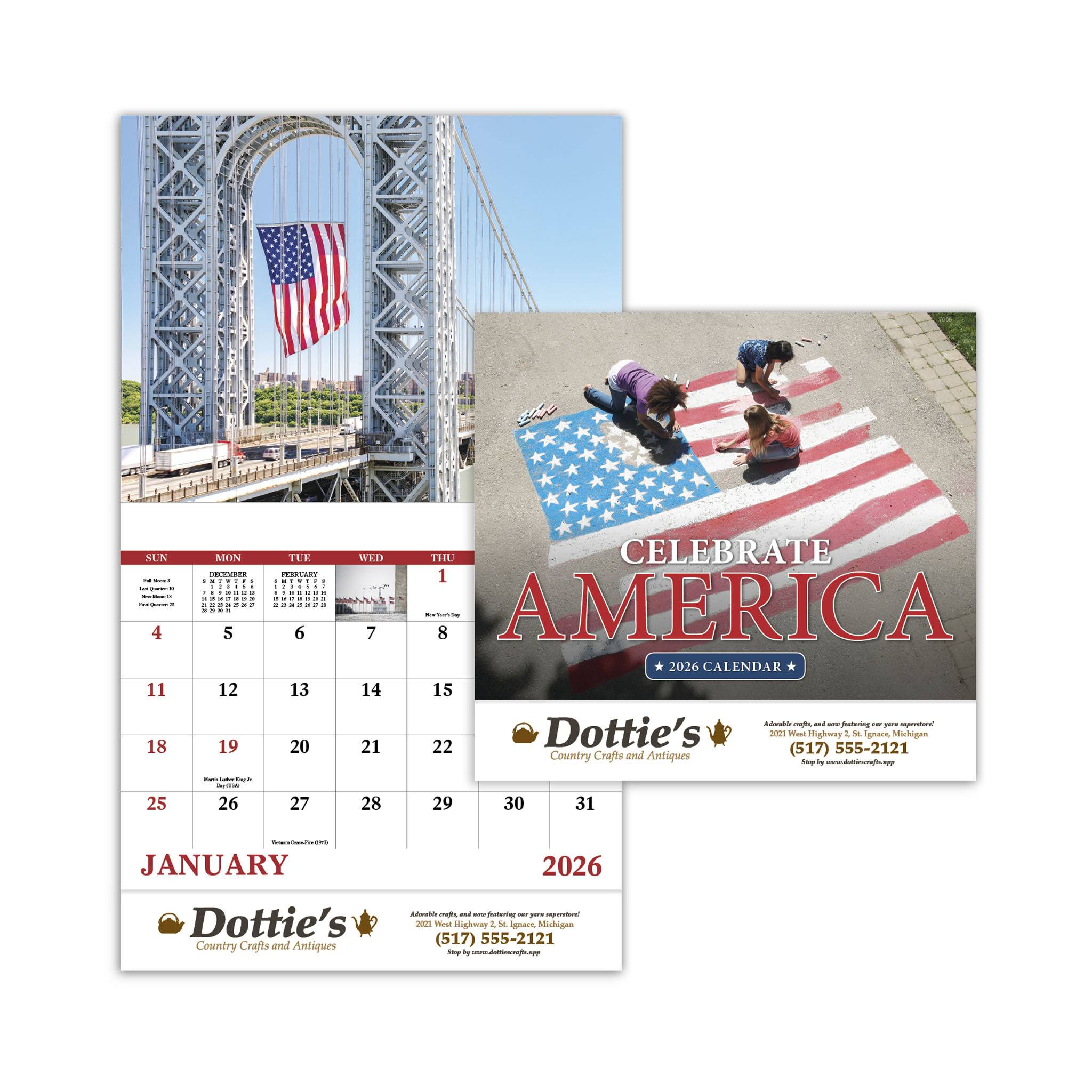 Celebrate America - Stapled Calendar (Q535722)