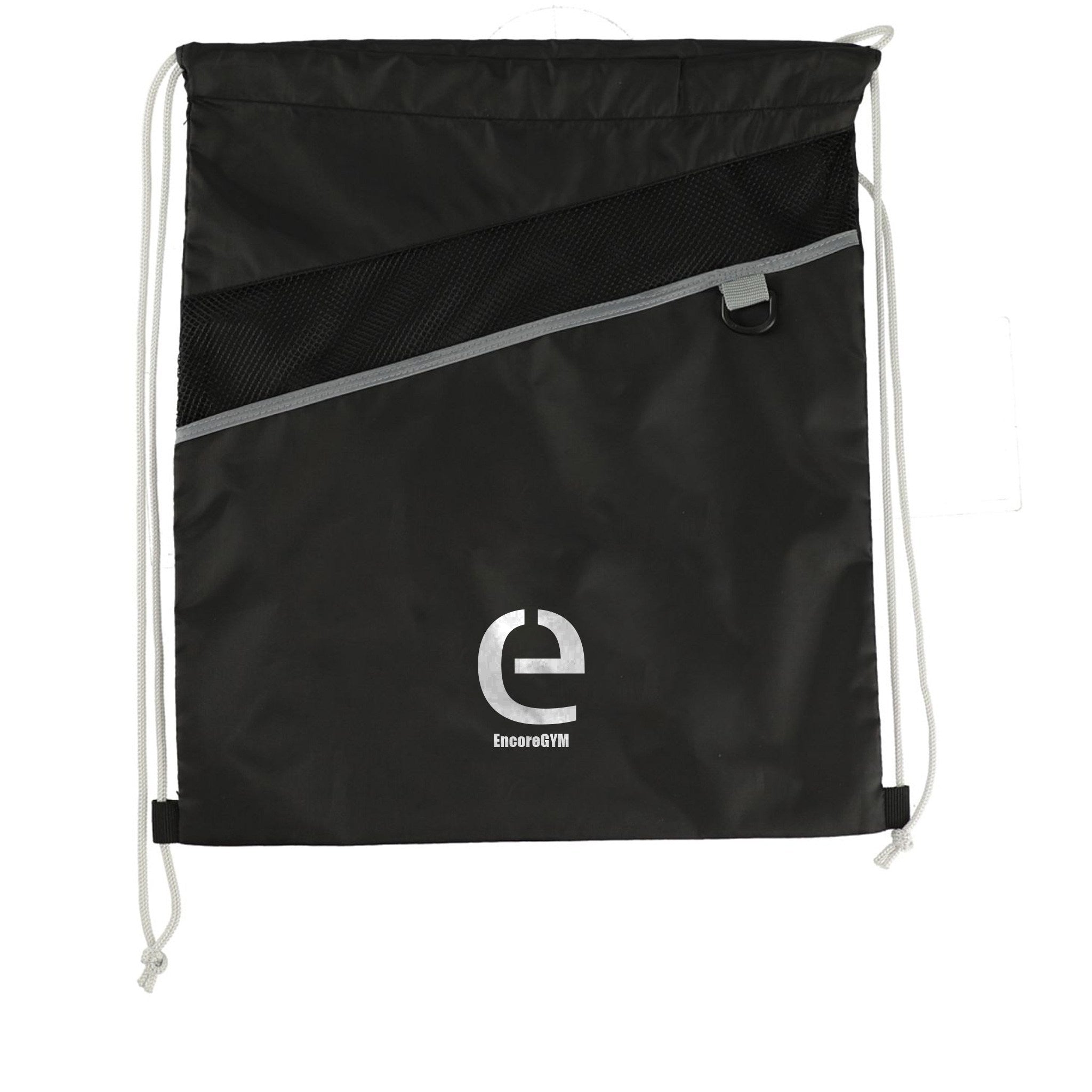 Combo Recycled Drawstring Bag  Imprinted with Logo (Q536922)