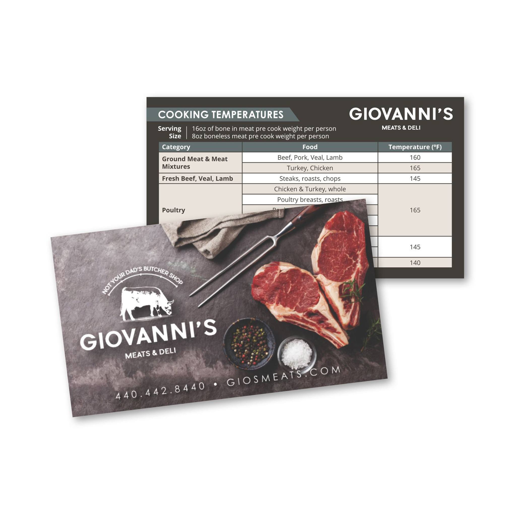 Double Sided Business Card Magnet  Imprinted with Logo (Q537222)