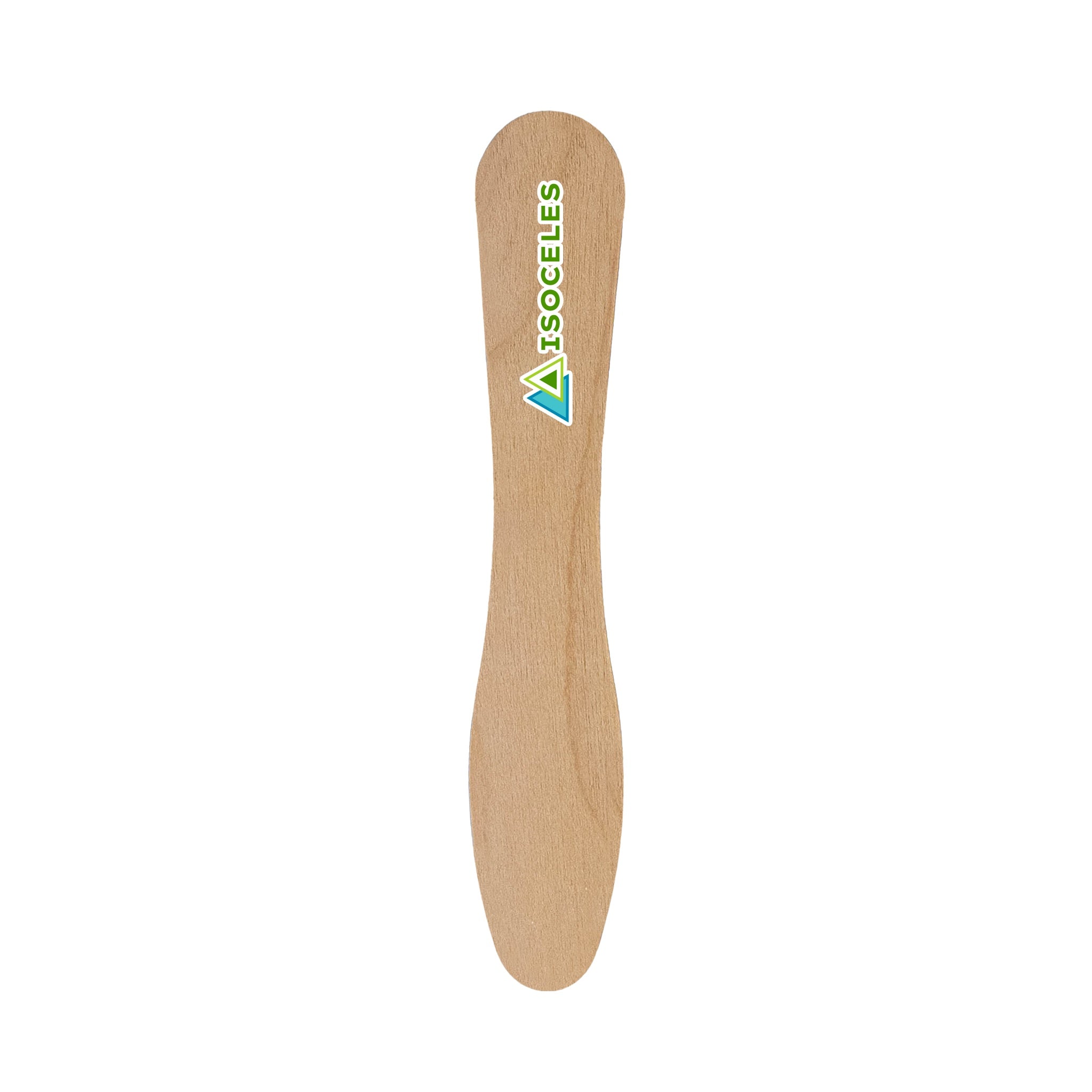 3.5 Inch Wood Ice Cream Spoon (Digital)  Imprinted with Logo (Q539222)