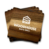 4 Piece Acacia Wood Coaster Set (Q539622)