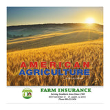 American Agriculture Wall Calendars - Stapled  Imprinted with Logo (Q542011)