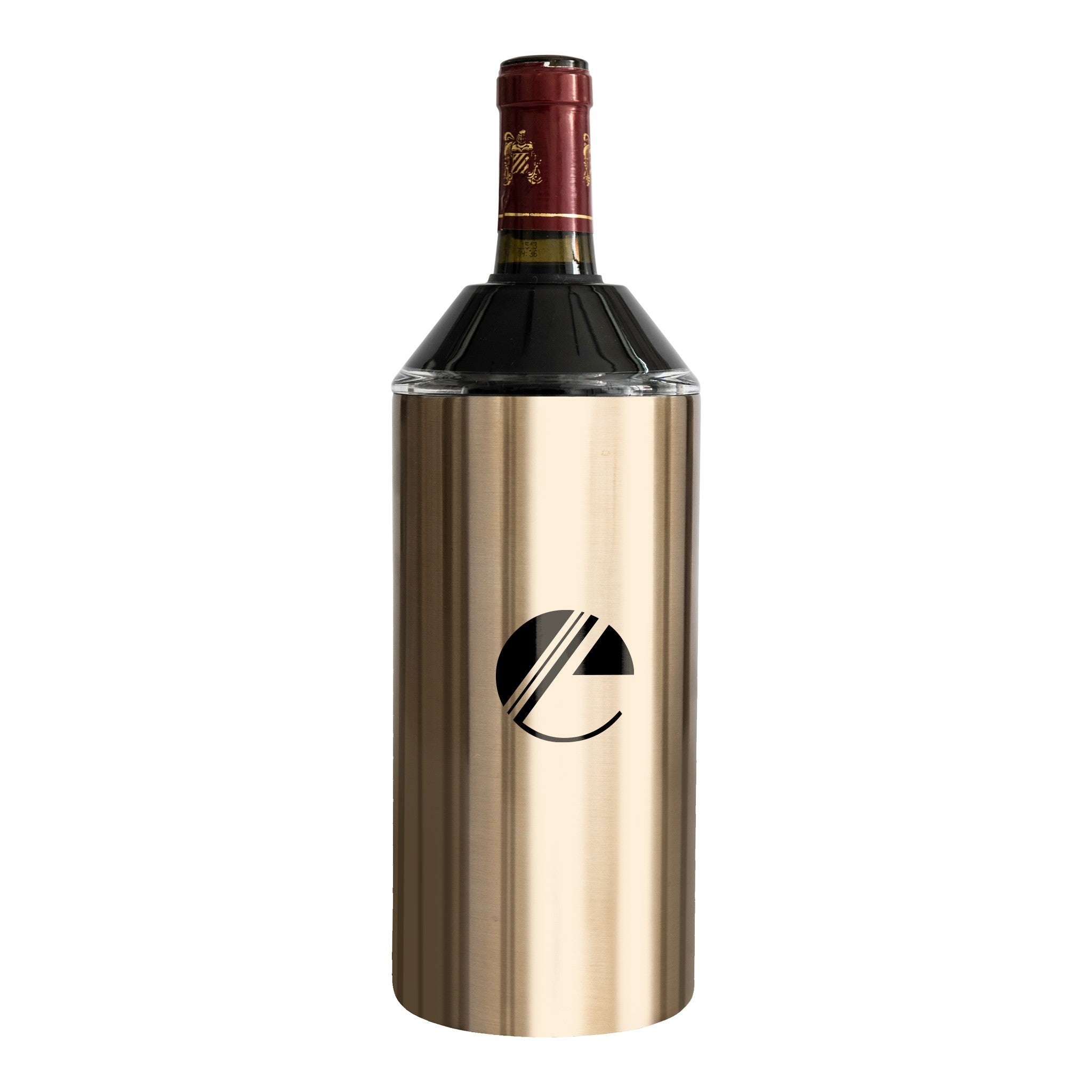 Vinglace Wine Bottle Insulator - Copper  Imprinted with Logo (Q542622)