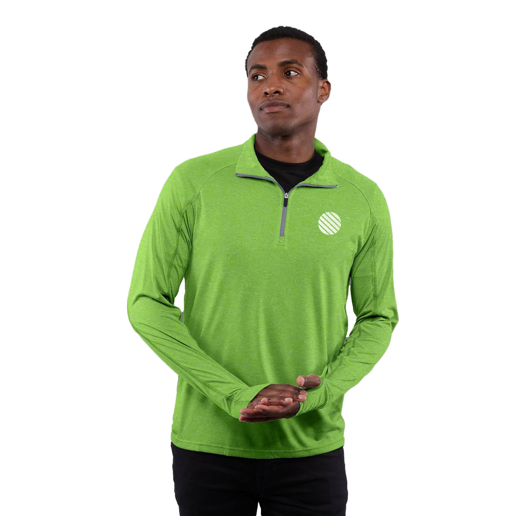 Elevate Men's TAZA Knit Quarter Zip Pullover (Q543322)