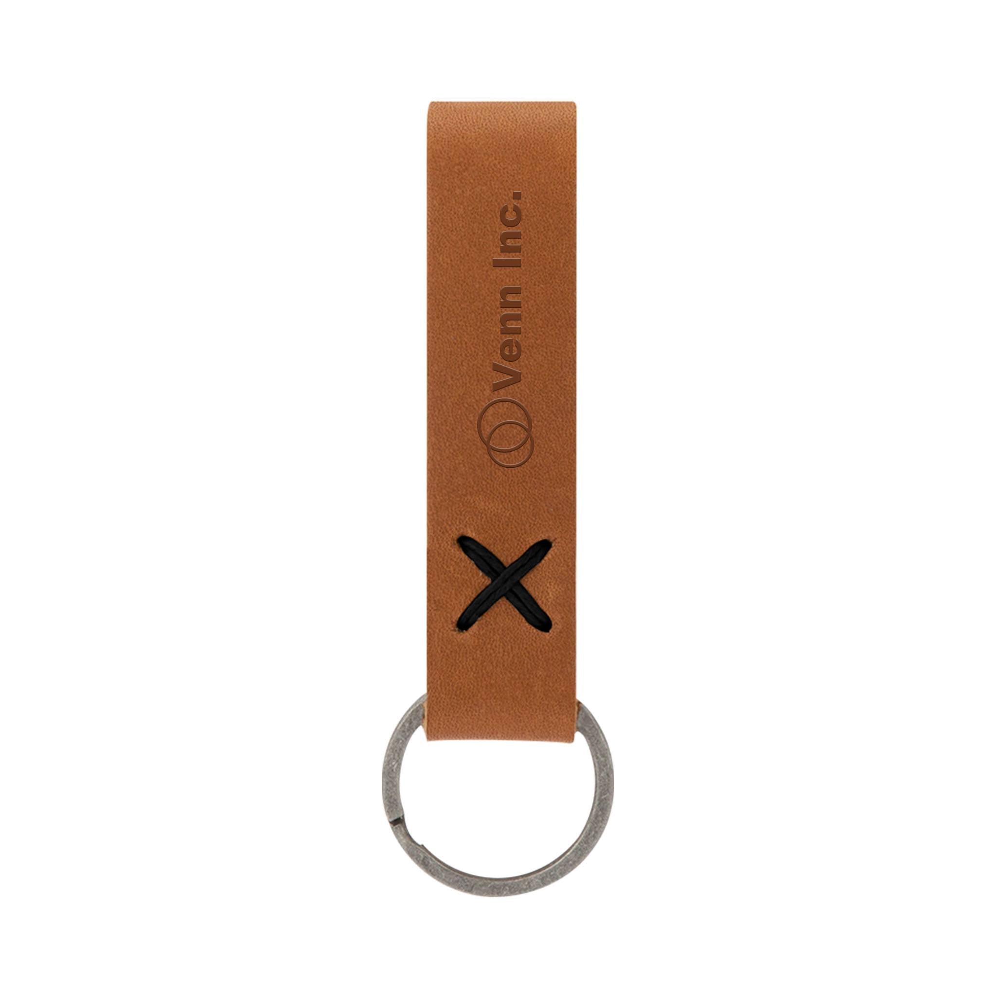 Saddler Loop Keychain  Imprinted with Logo (Q543522)