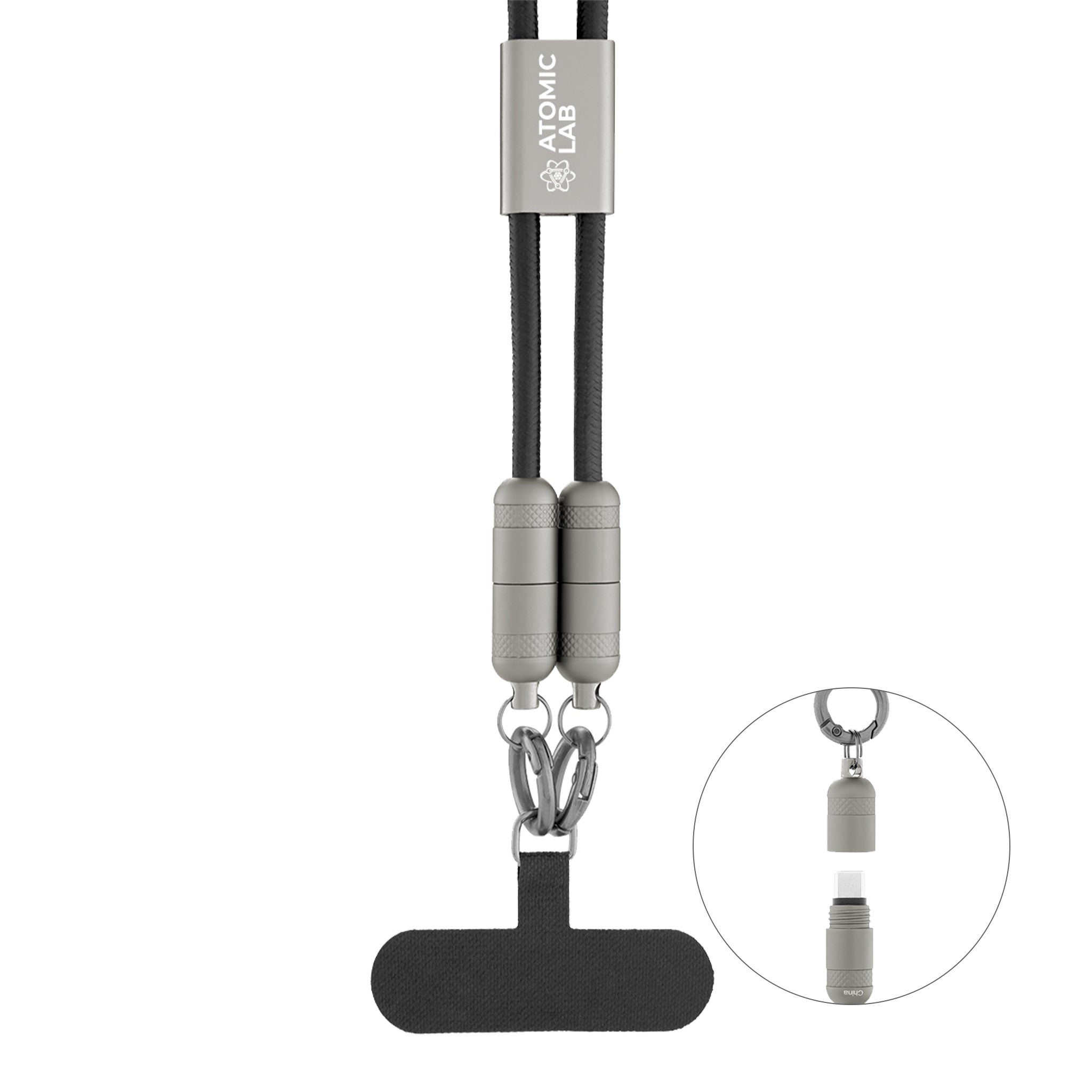 60W Charging Cable Lanyard With Phone Tether (Q543532)