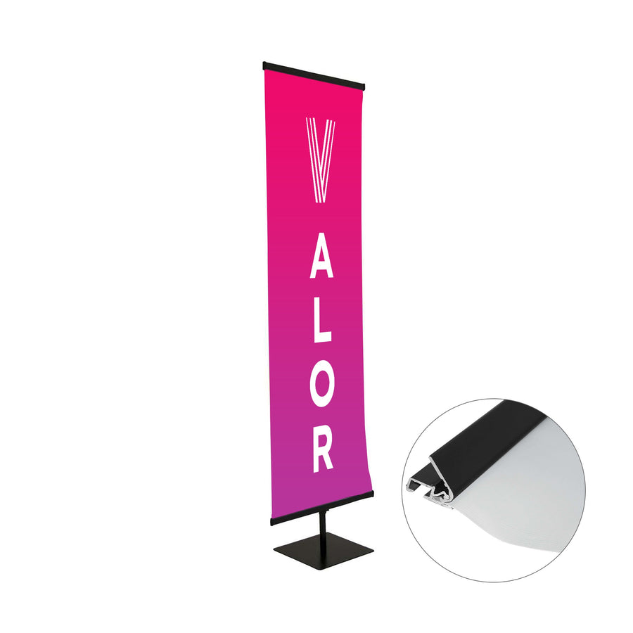 24" Everyday Snap Rail Banner Display Single-Sided Kit (Q544222)