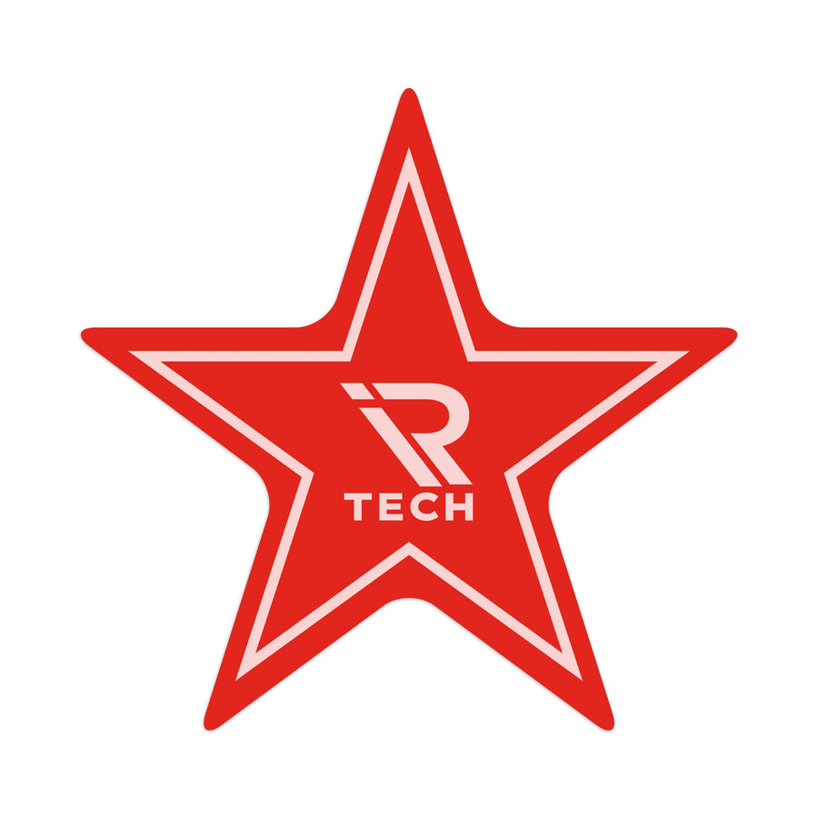 5"W X 5"H Star Shaped Window Or Bumper Stickers (Q544711)
