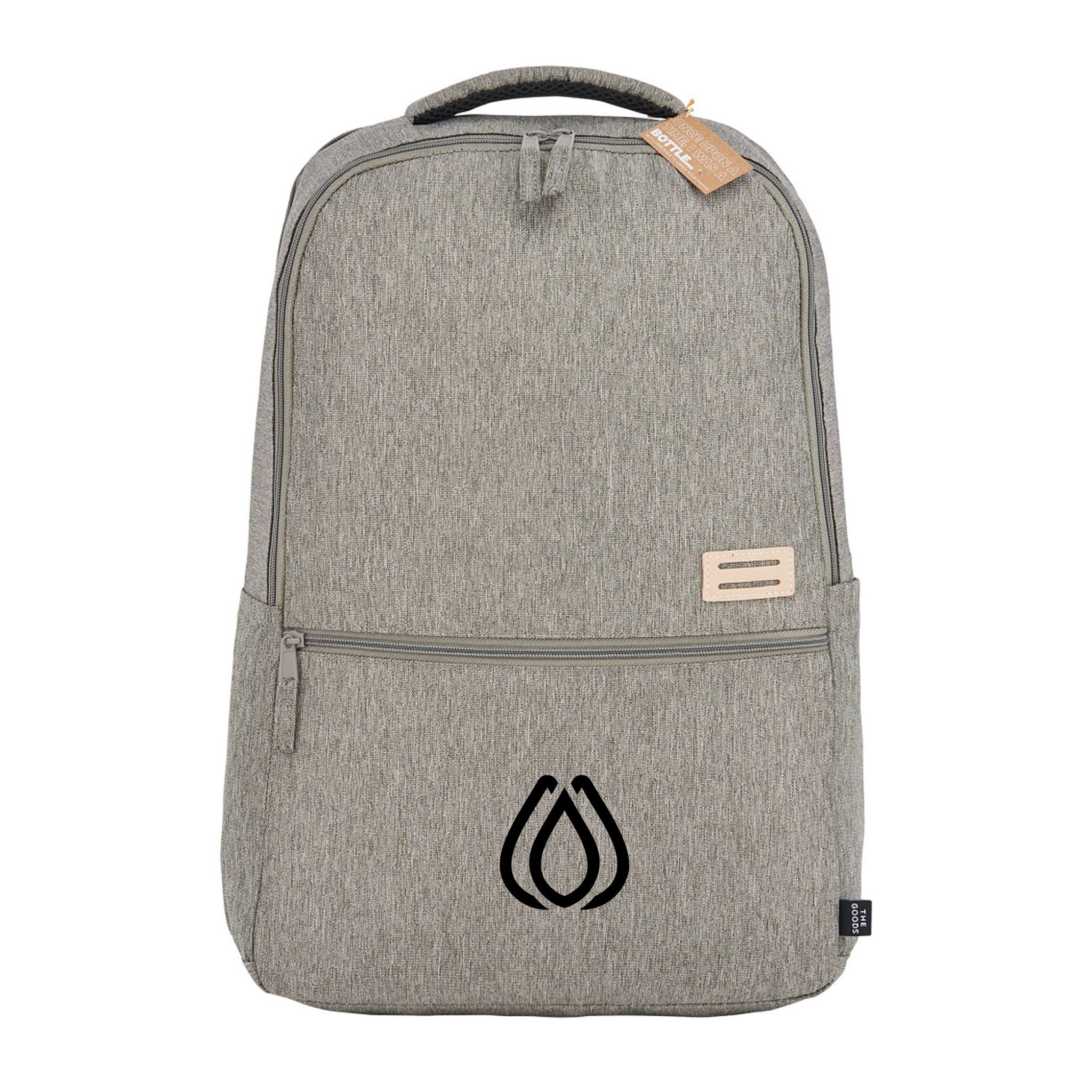 The Goods Recycled 17 Inch Laptop Backpack  Imprinted with Logo (Q544922)
