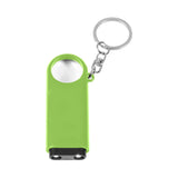 Magnifier and LED Light Plastic Key Chains (Q545411)