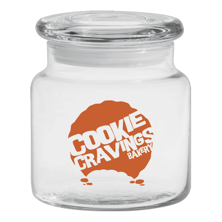 16 Oz. Apothecary Jar With Flat Lid (Q545532)