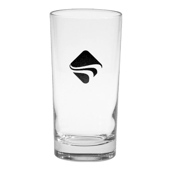 12 Oz. Deluxe Beverage Glass (Silkscreen)  Imprinted with Logo (Q546022)