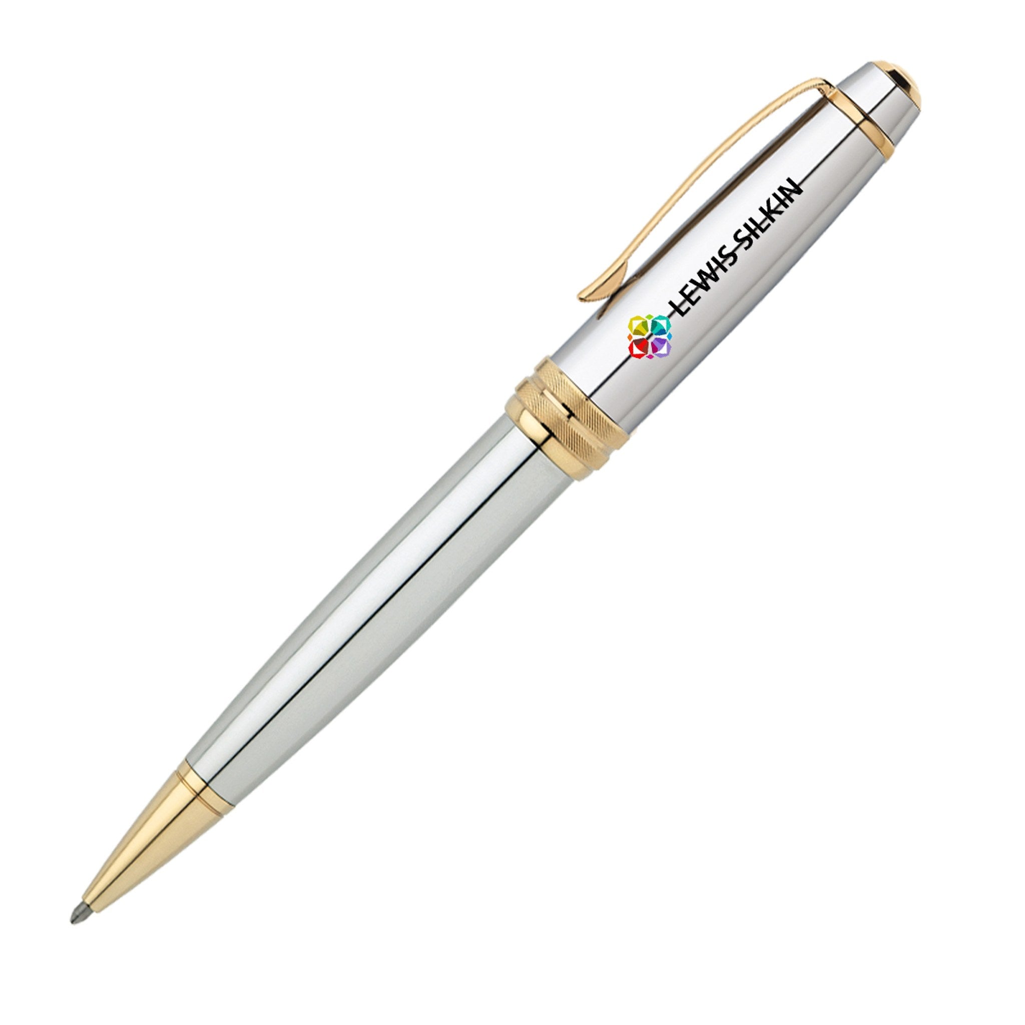 Cross® Bailey 23KT Gold Ballpoint Pen - Full Color  Imprinted with Logo (Q547022)