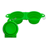 Top Tail Double Collapsible Pet Bowl (Q547432)