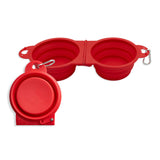 Top Tail Double Collapsible Pet Bowl (Q547432)
