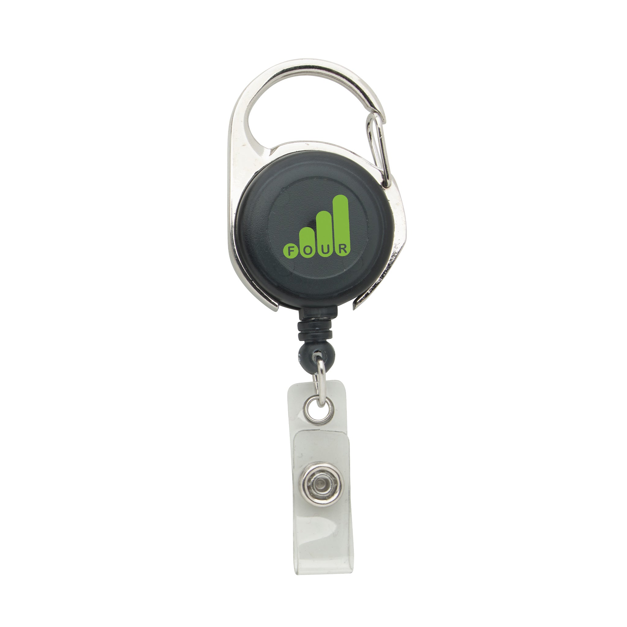 Carabiner Clip Badge Holders  Imprinted with Logo (Q548311)