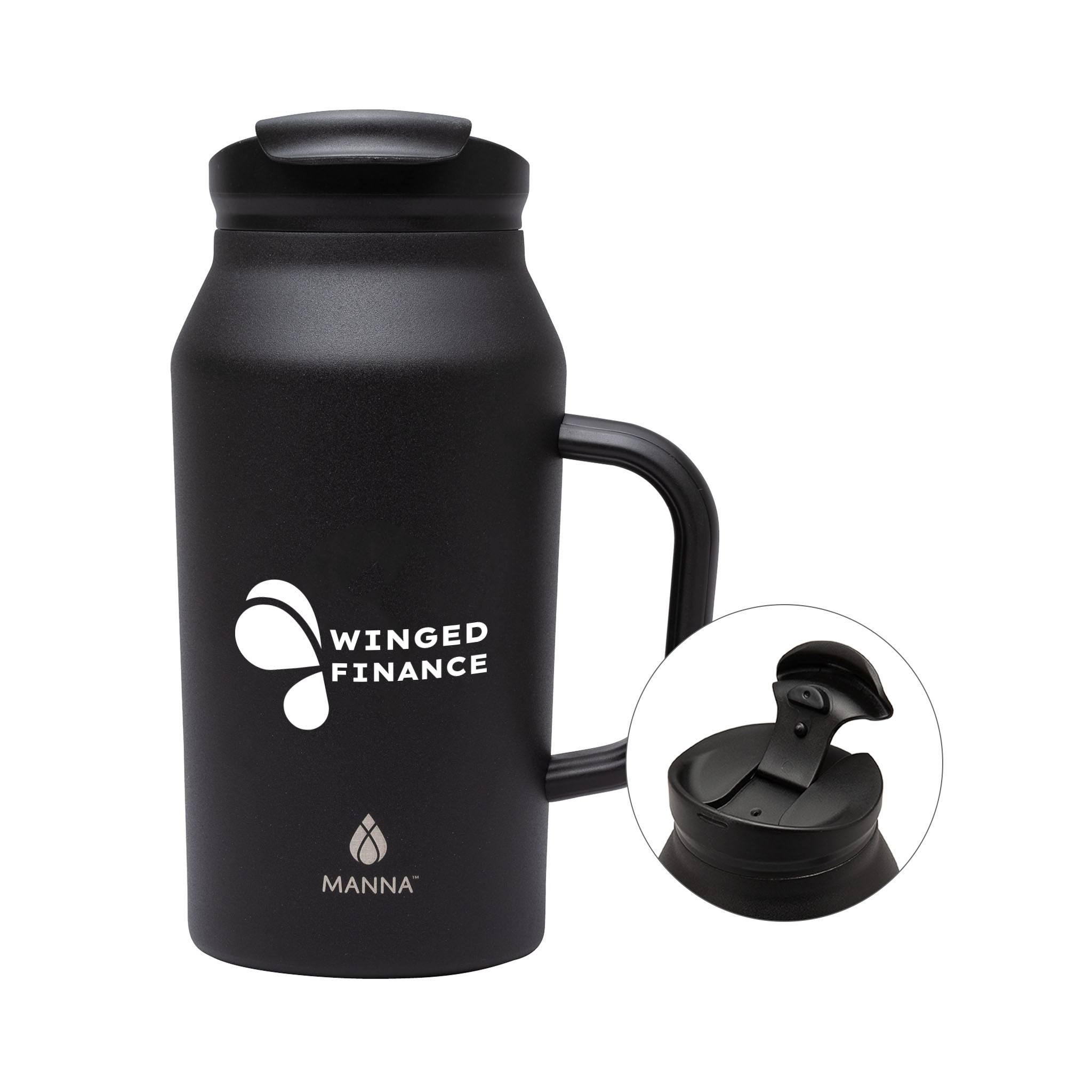 40 Oz. Manna™ Basin Stainless Steel Mug (Q548322)