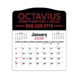 Press-N-Stick Jumbo Header With 3-Month Calendar  Imprinted with Logo (Q549122)