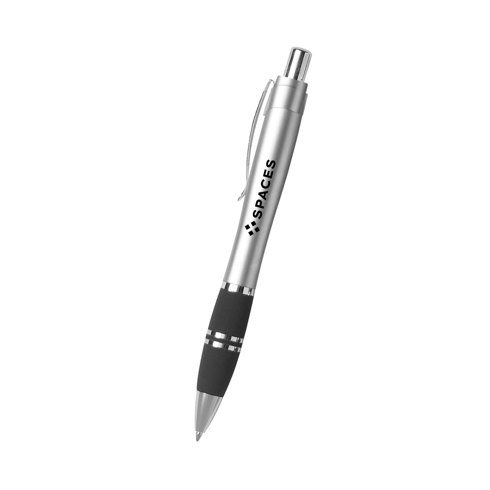 Tri-Band Pen with Rubber Grip  Imprinted with Logo (Q549311)