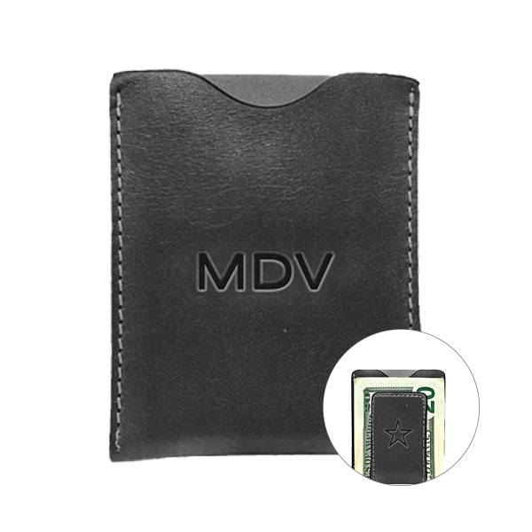 Legacy Leather Money Clip  Imprinted with Logo (Q549722)