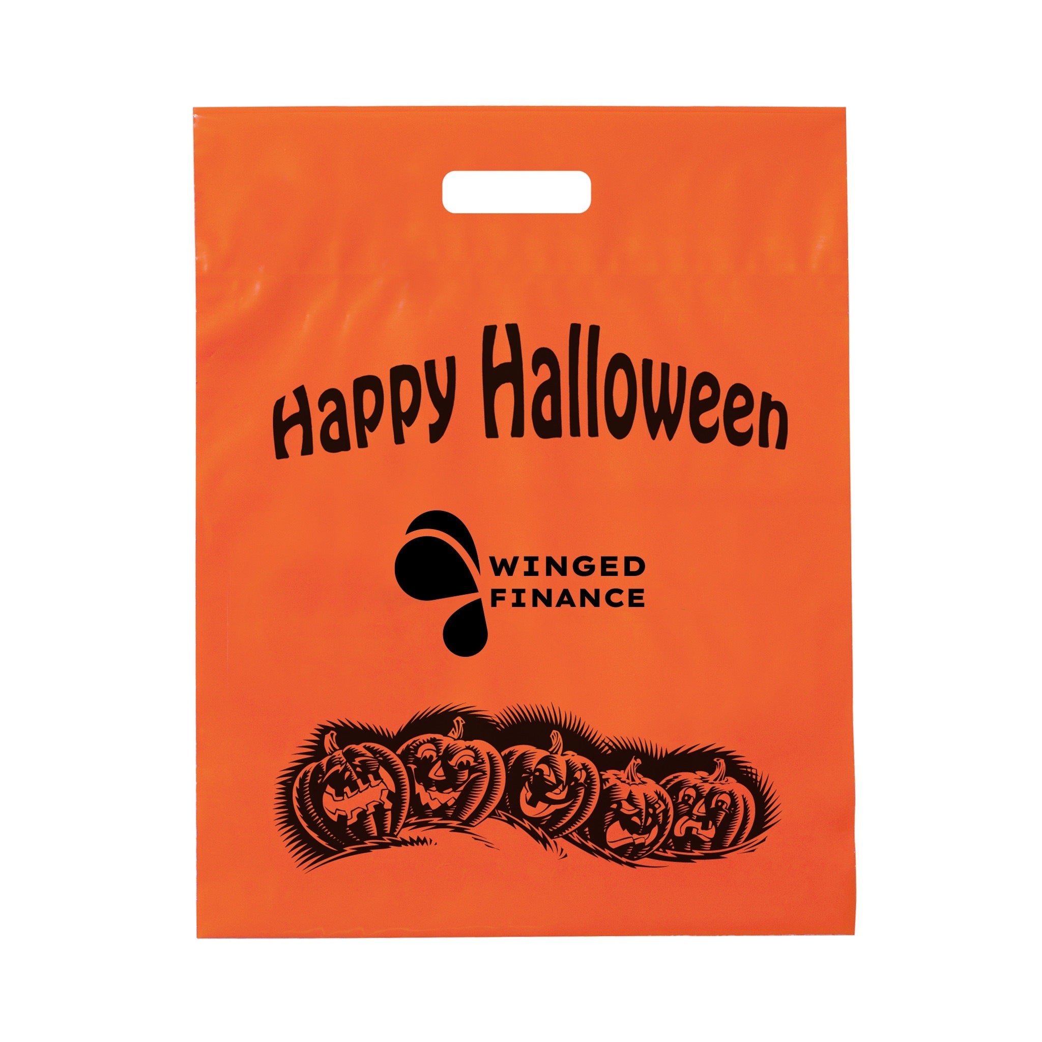 Stock Design Halloween Frosted Die Cut - Happy Halloween (Q550222)