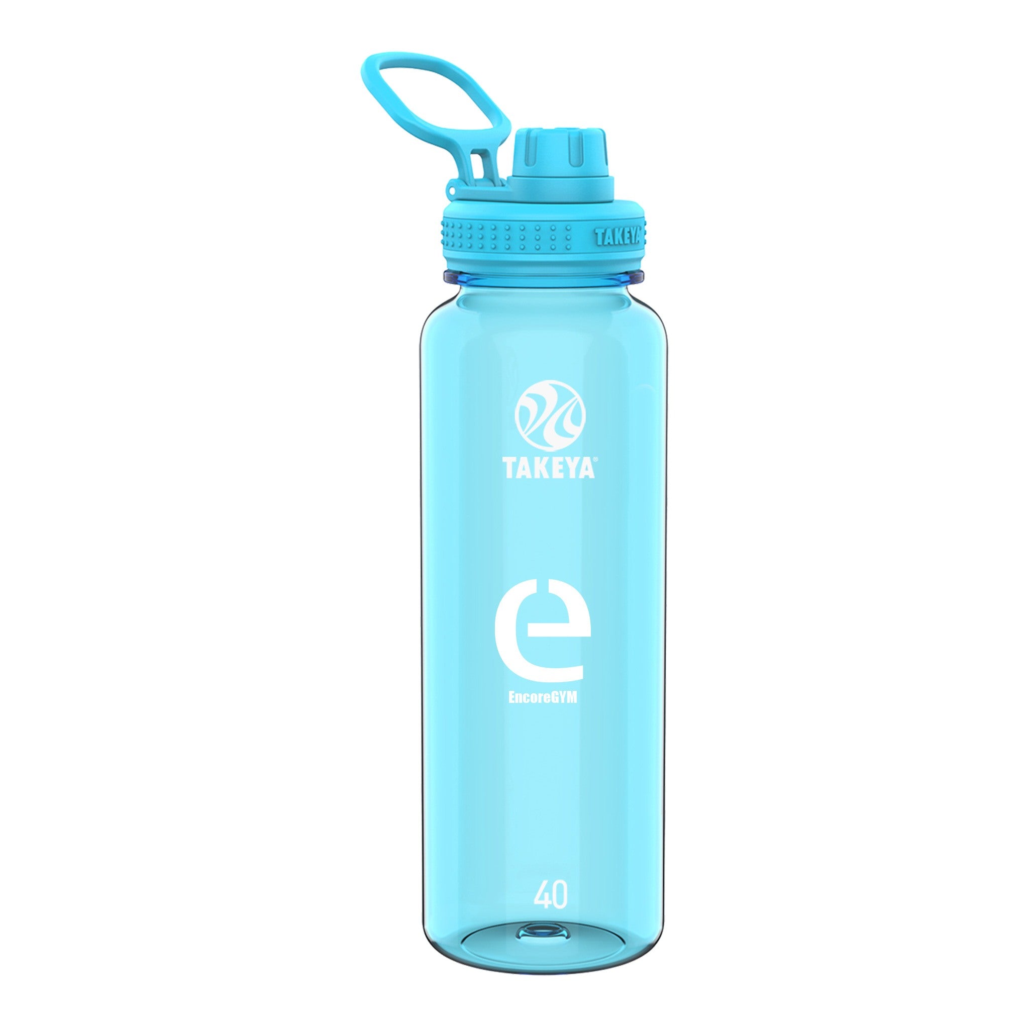 40 Oz. Takeya Tritan Water Bottle - Ocean  Imprinted with Logo (Q551622)