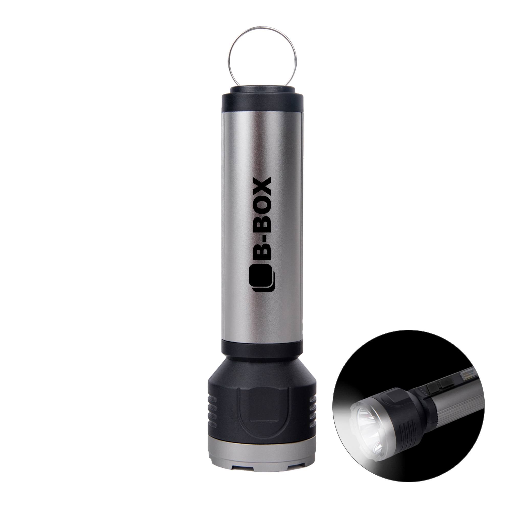 Rechargeable LED Flashlight  Imprinted with Logo (Q551922)