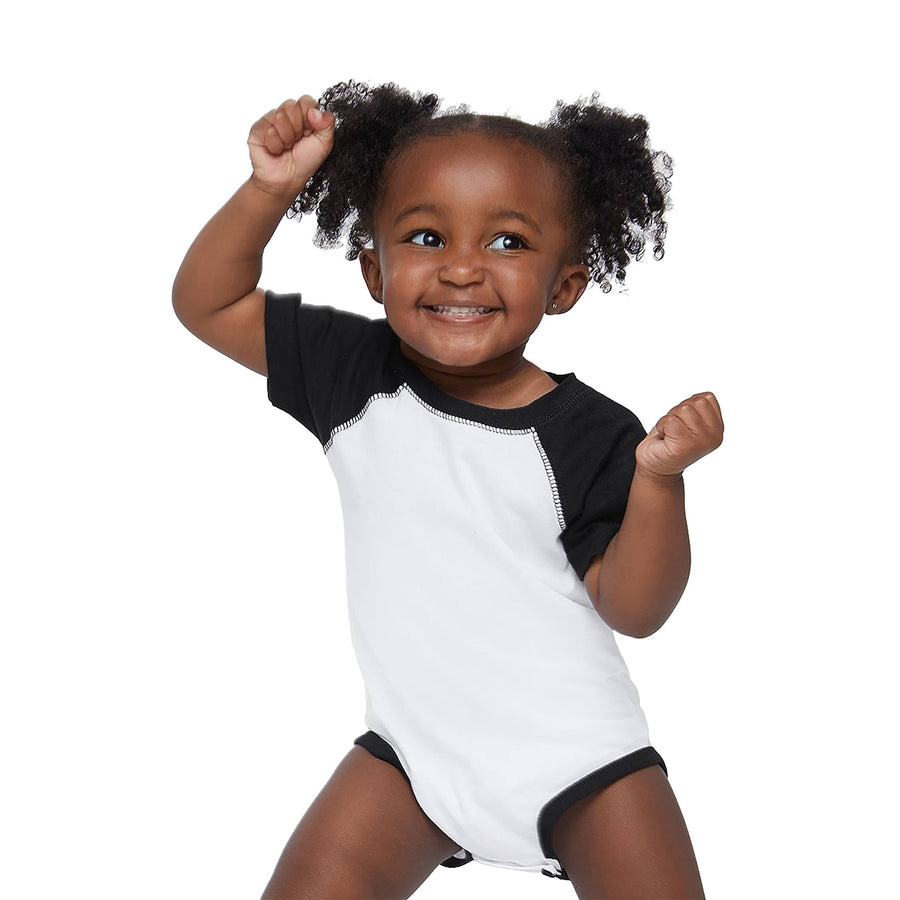 Rabbit Skins Infant Baseball Fine Jersey Bodysuit (Q552332)