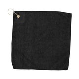 15 x 15 Inch RPET Hemmed Golf Towel With Hook & Grommet (Q554532)