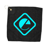 15 x 15 Inch RPET Hemmed Golf Towel With Hook & Grommet (Q554532)