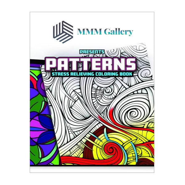 Patterns Large Coloring Book  Imprinted with Logo (Q556022)