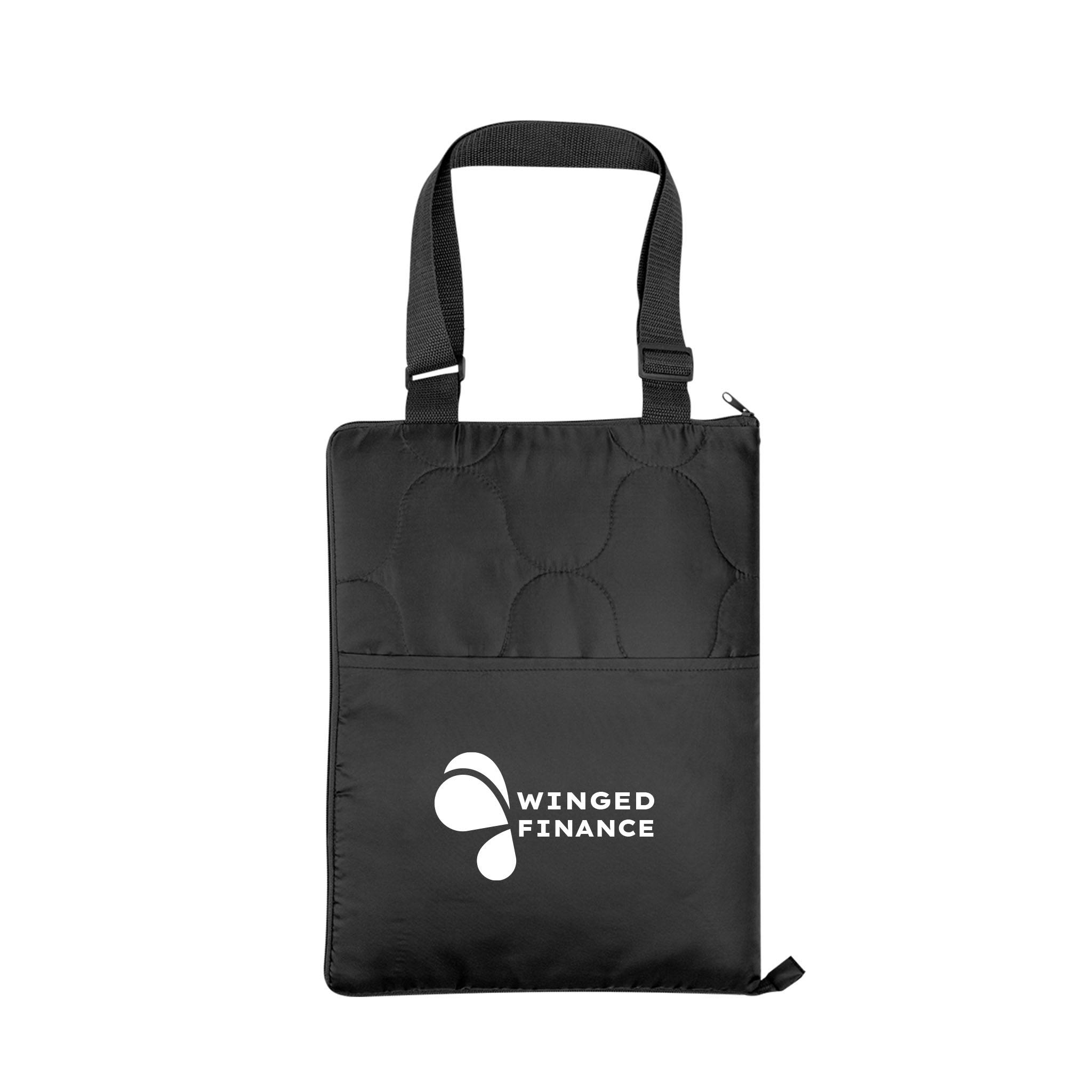 rPET Foldaway Blanket  Imprinted with Logo (Q557122)