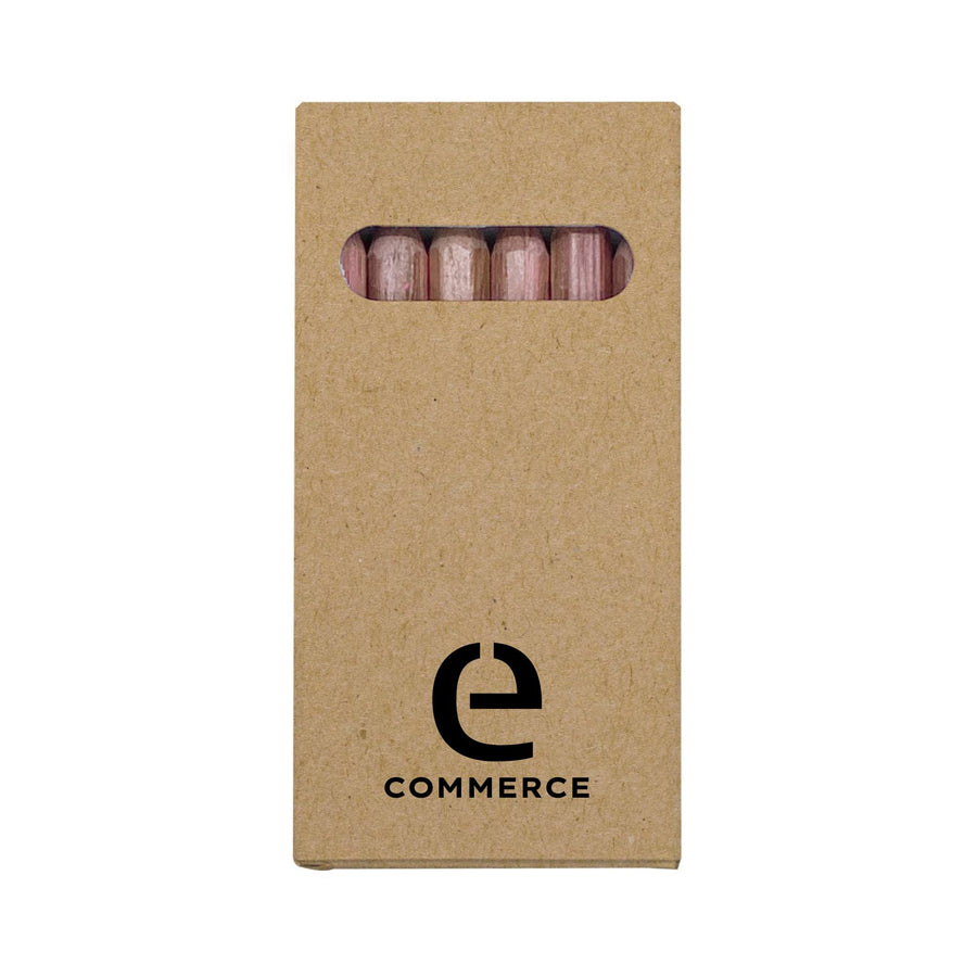 Six Color Wooden Pencil Set In Box (Q559222)