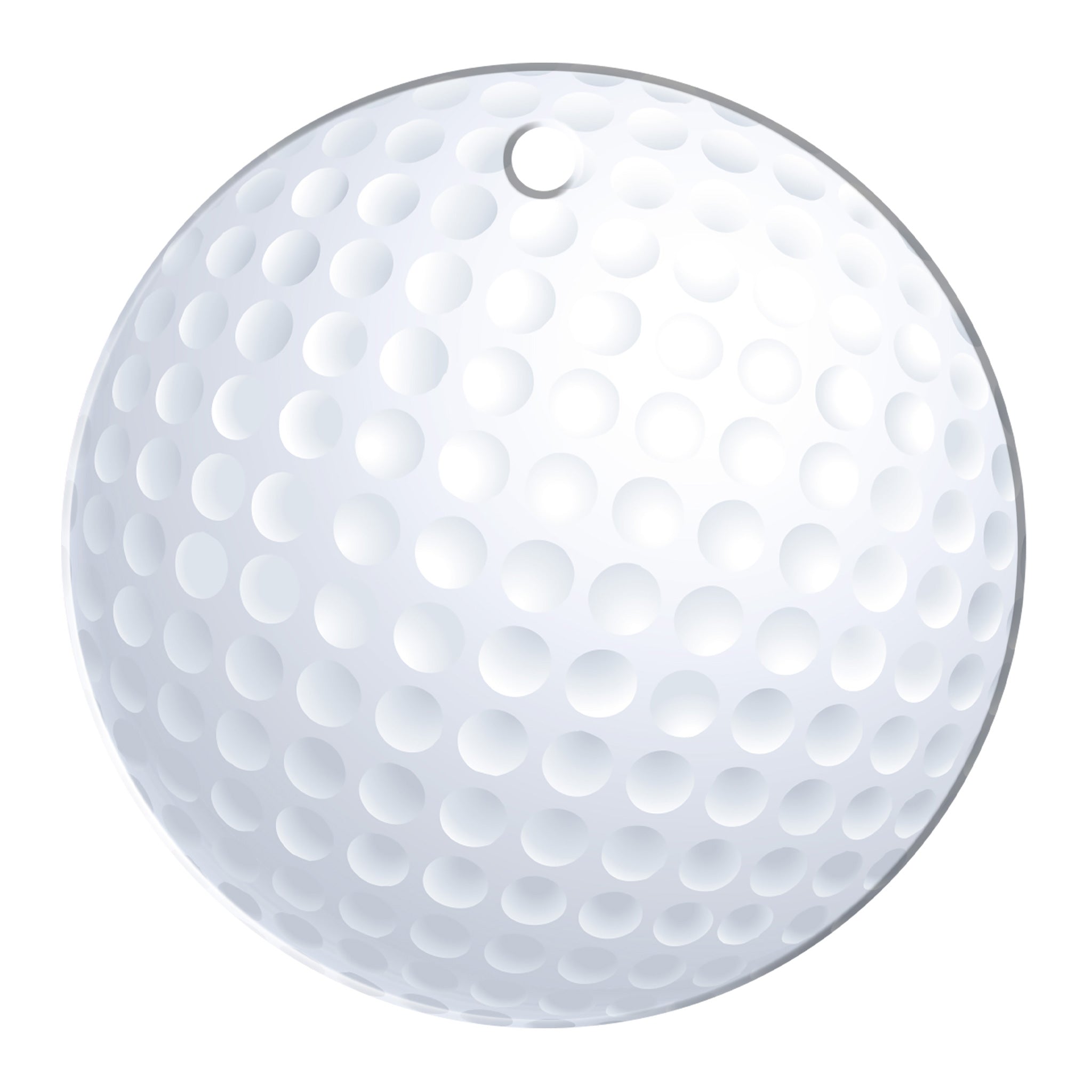 Golf Ball Shaped Luggage Tag (Q559322)