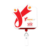 Plastic Badge Reels  Imprinted with Logo (Q560332)