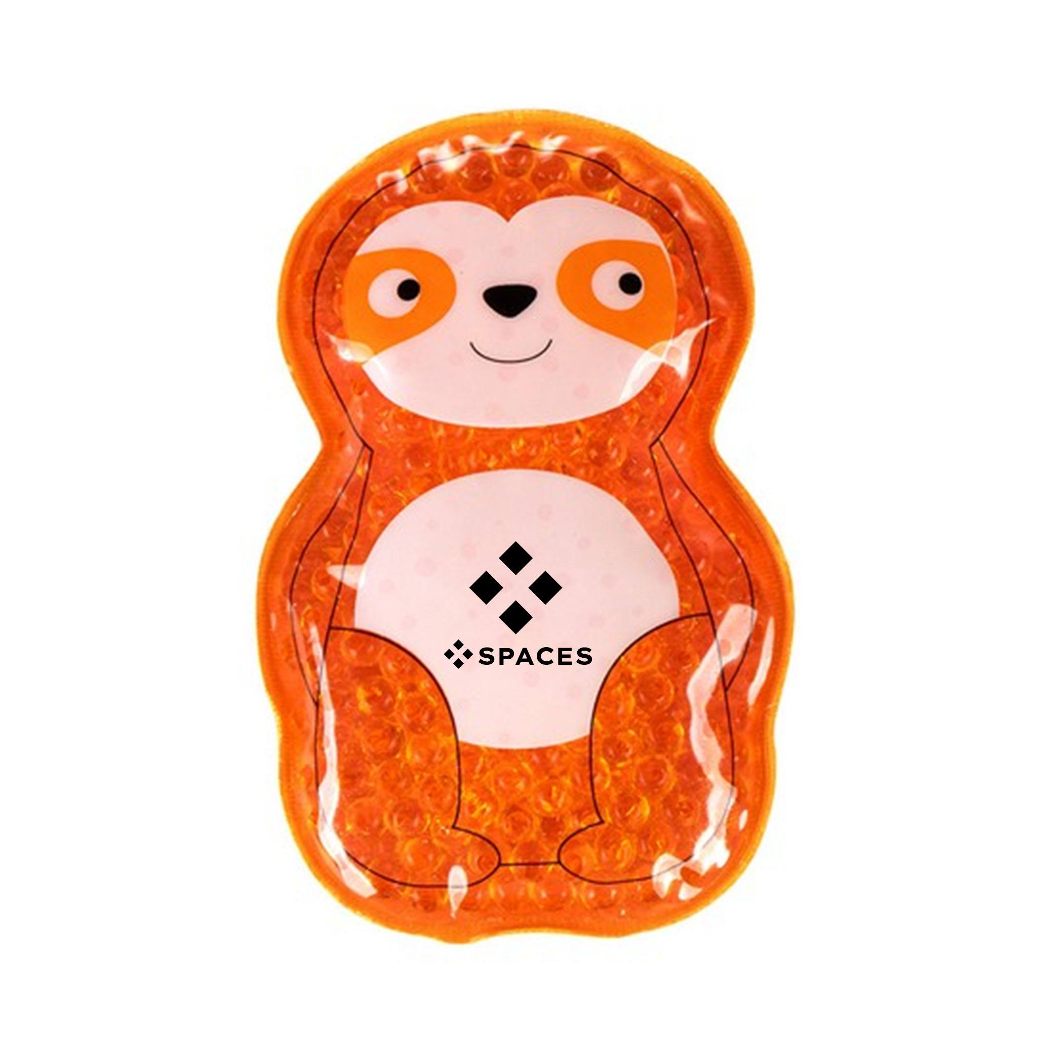Plush Sloth Aqua Pearls™ Hot/Cold Pack  Imprinted with Logo (Q560922)