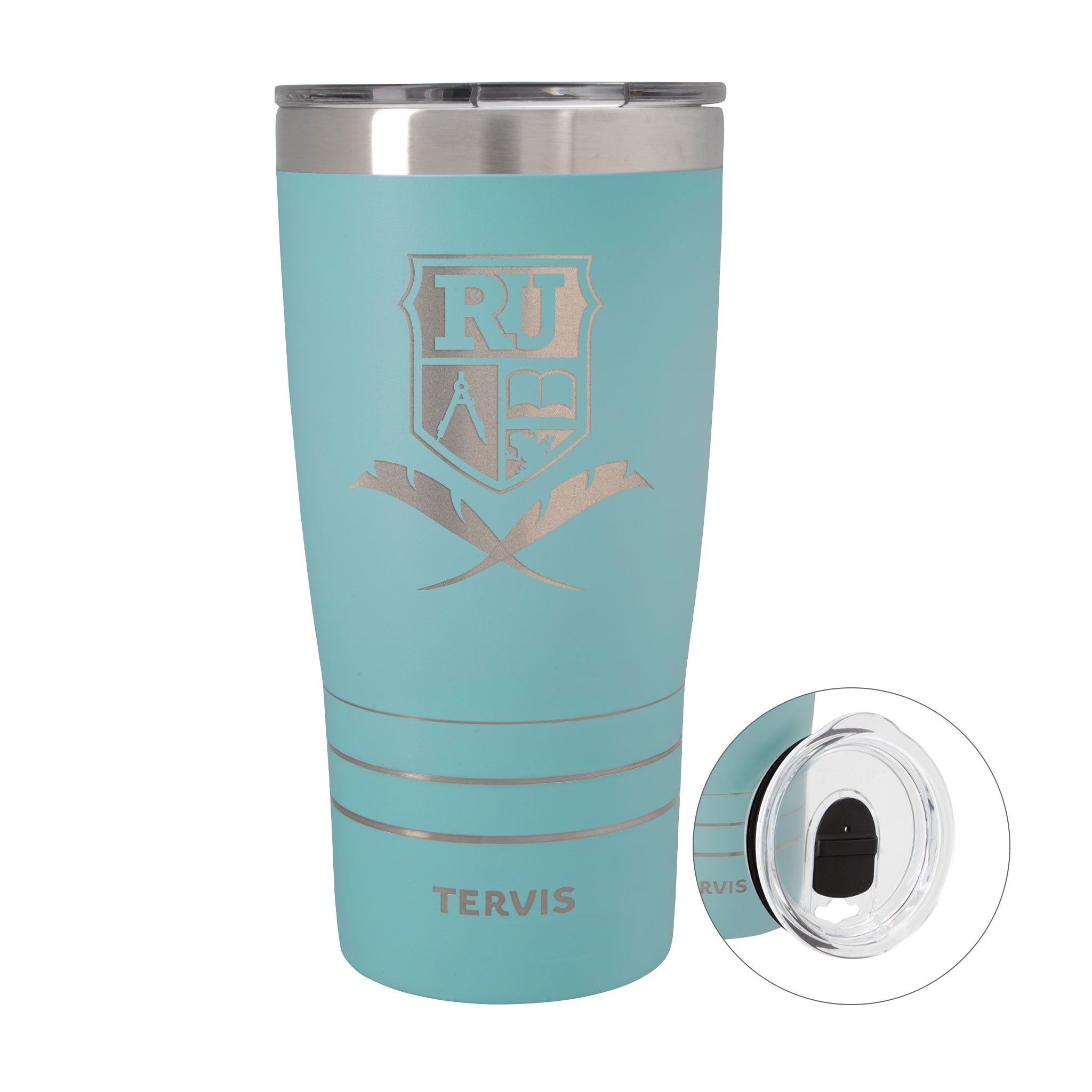 Tervis® Powder-Coated Traveler® Tumbler - 20 Oz.  Imprinted with Logo (Q562222)