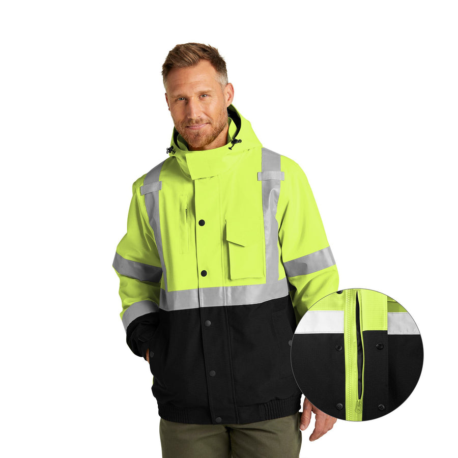 CornerStone® ANSI 107 Class 3 Waterproof Insulated Ripstop Bomber Jacket (Q563332)