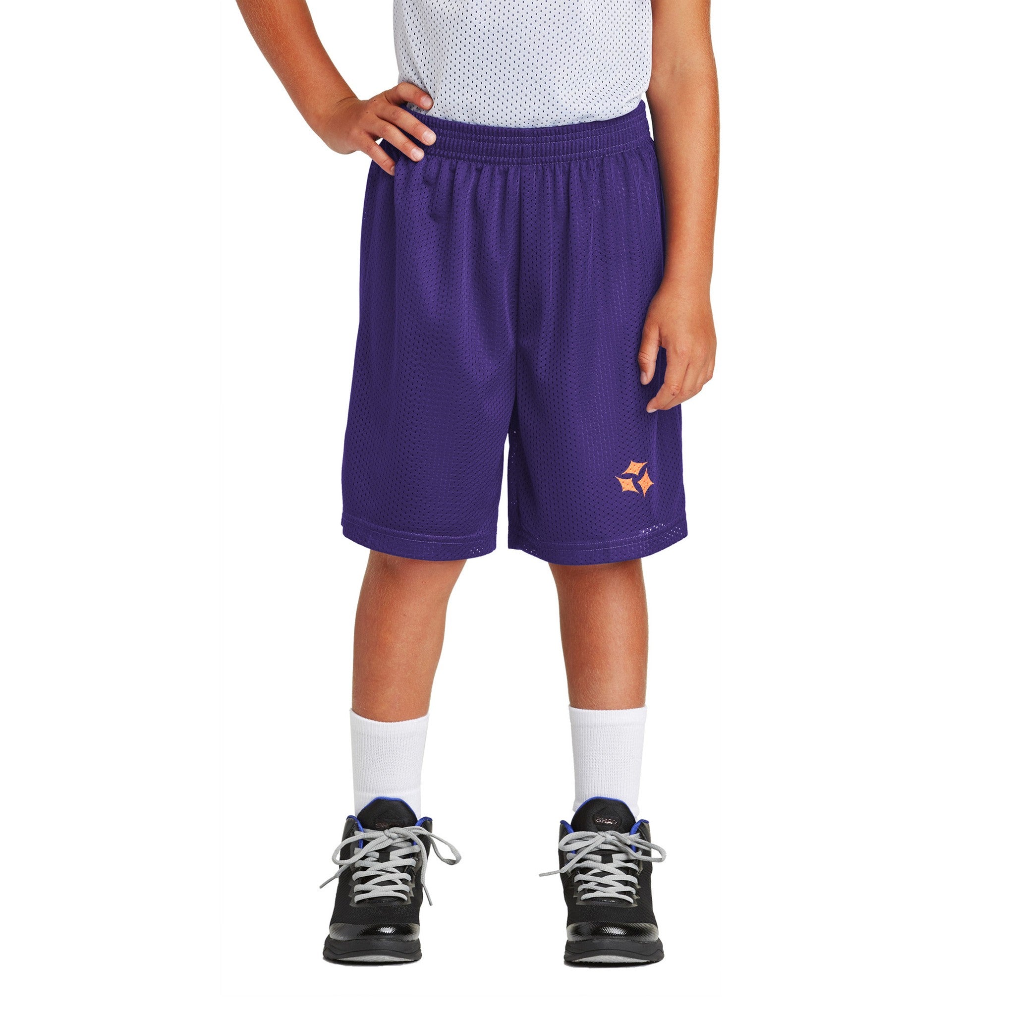 Sport-Tek® Youth PosiCharge® Classic Mesh Short  Imprinted with Logo (Q564011)