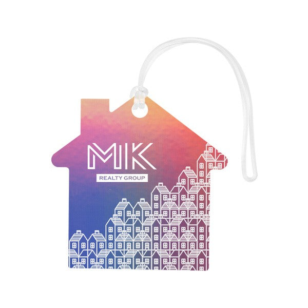 Acrylic Bag Tag - Custom Shapes 6 Inch  Imprinted with Logo (Q565122)