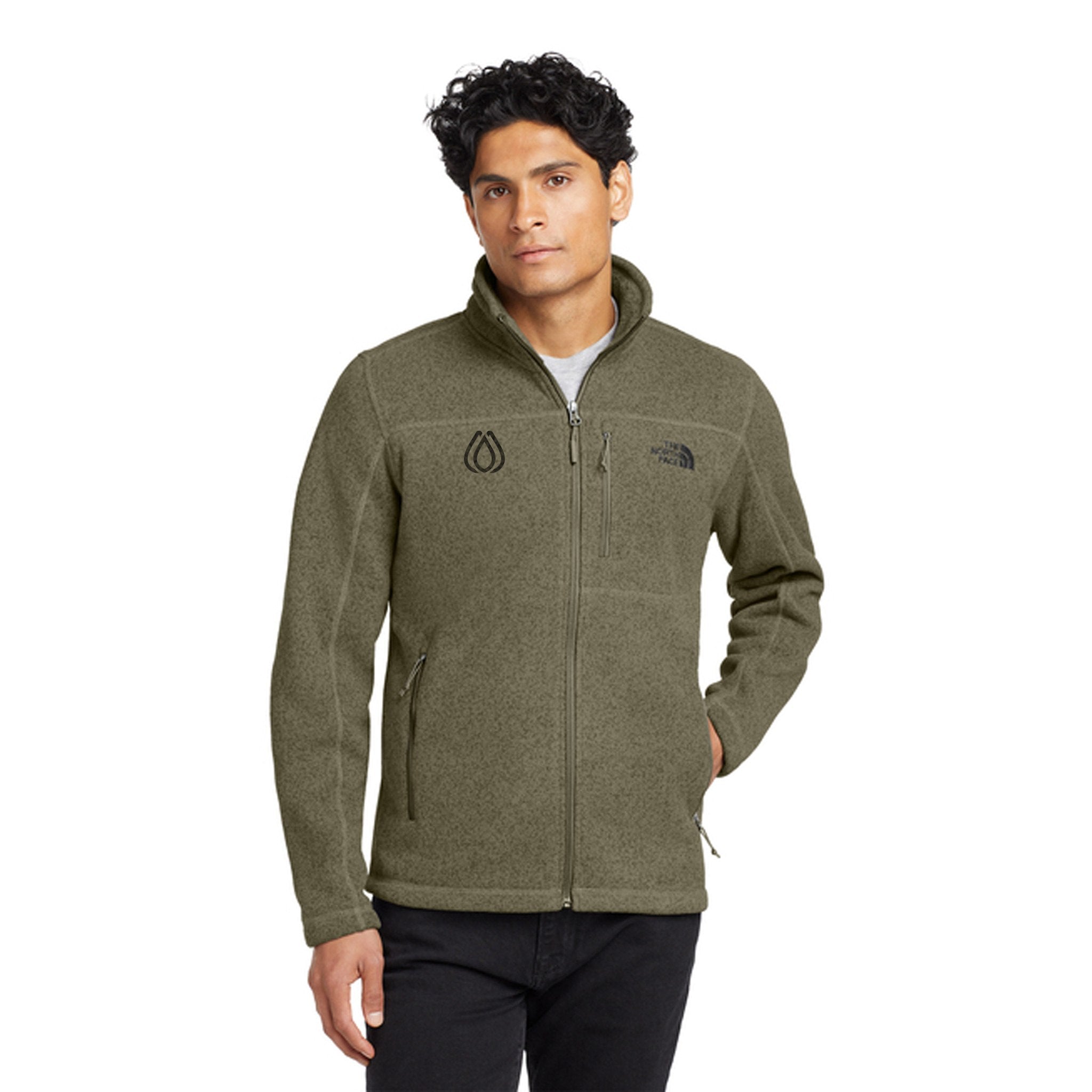 The North Face® Sweater Fleece Jacket  Imprinted with Logo (Q568922)