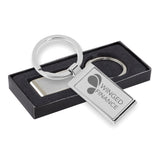 Metal GEO Economy Laser Engraved Keyholders (Q570311)