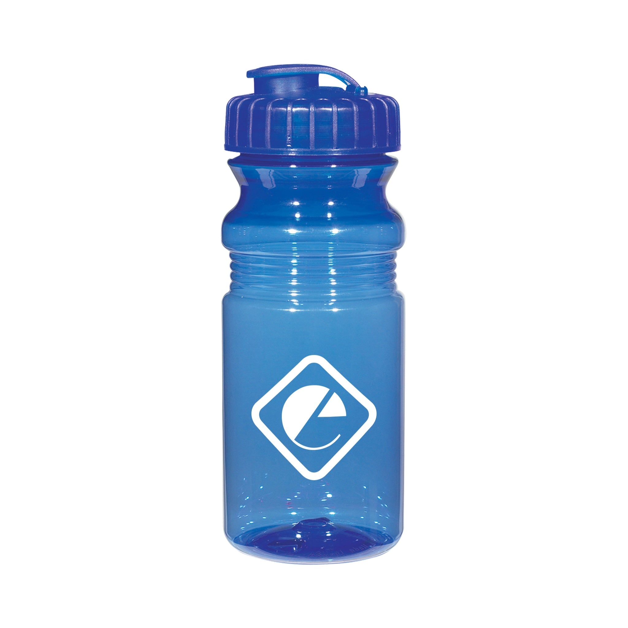 20 Oz. Poly-Clear™ Fitness Bottle With Super Sipper Lid  Imprinted with Logo (Q571122)