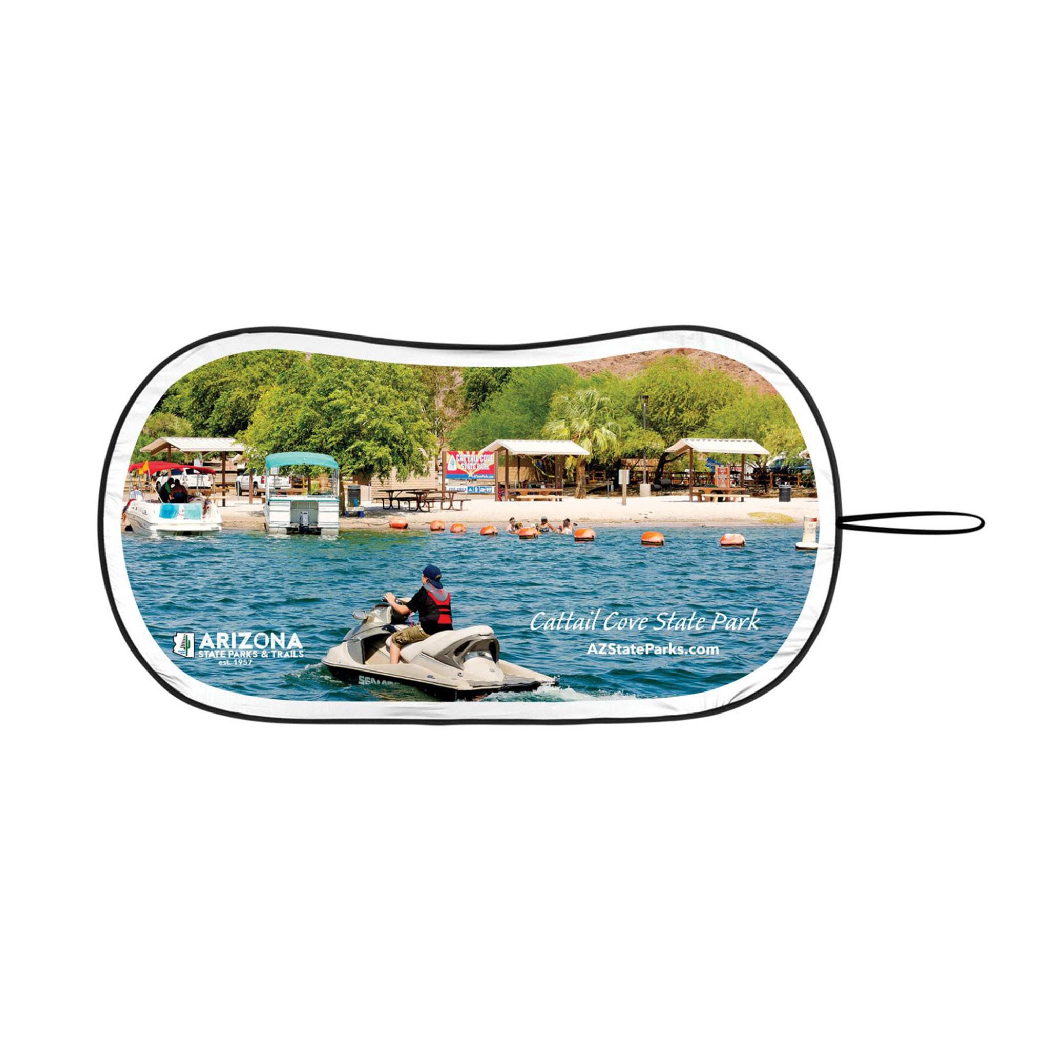 Prest-O-Shade® FX FCA XL Full Color Single Loop Contoured Shade  Imprinted with Logo (Q571632)