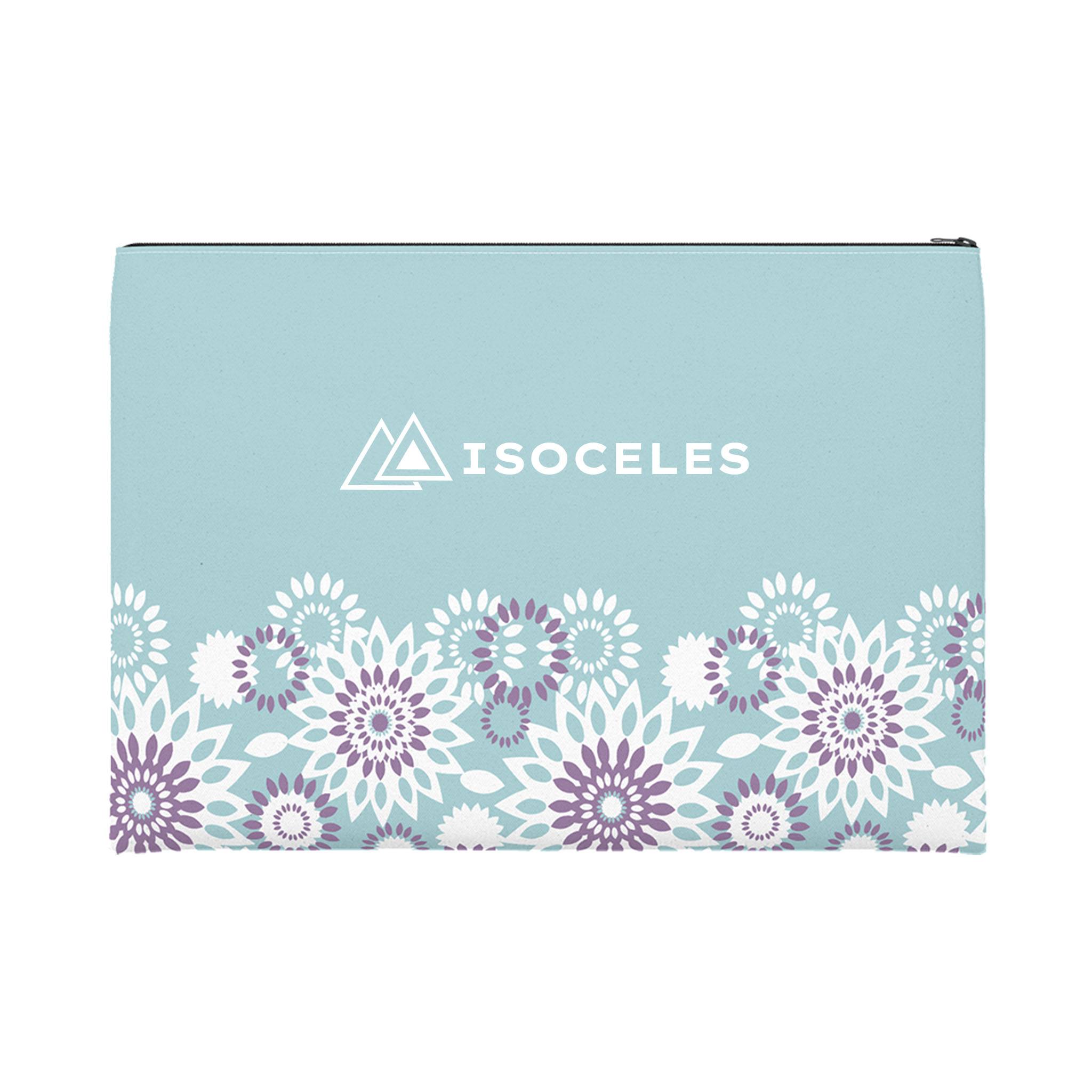 Ivory Import Large Zipper Bag  Imprinted with Logo (Q572522)