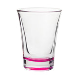 Hot Shot 2 Oz. Traditional Shot Glasses With Color Bottom (Q572632)