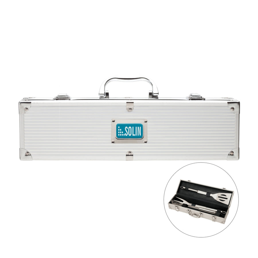 3 Piece Steel Mini Executive BBQ Set (Q573311)