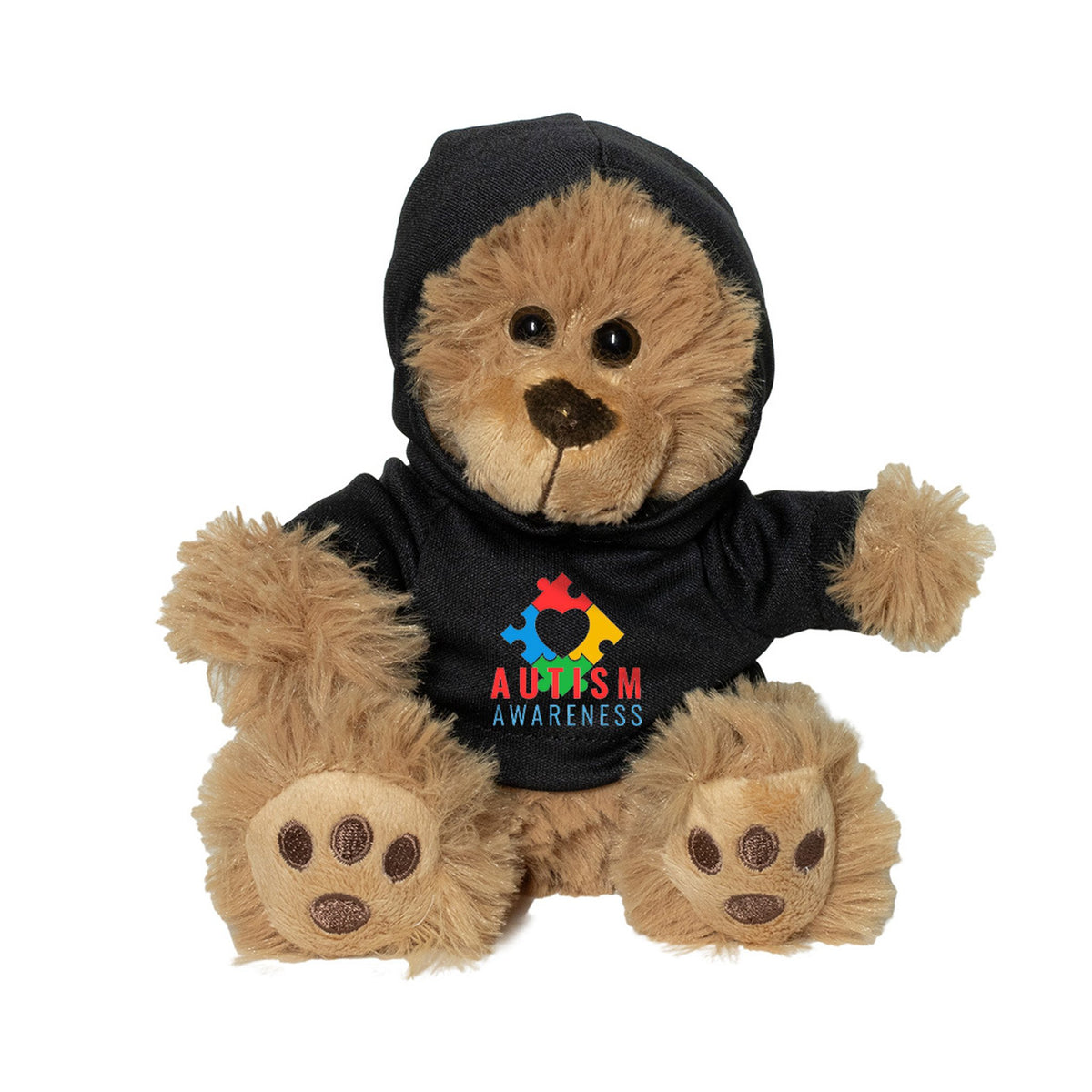 TED T. BEAR 6 Inch Plush Teddy Bear With Hoodie (Q573632)